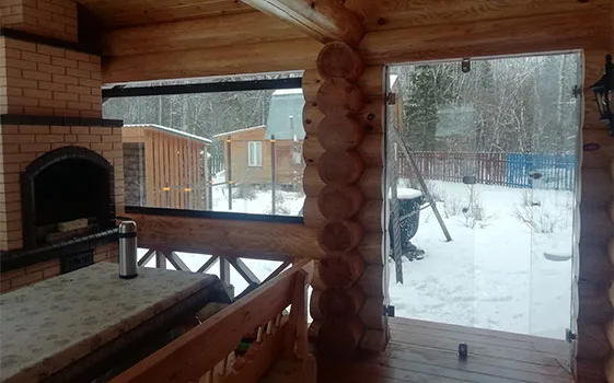 Безрамное остекление